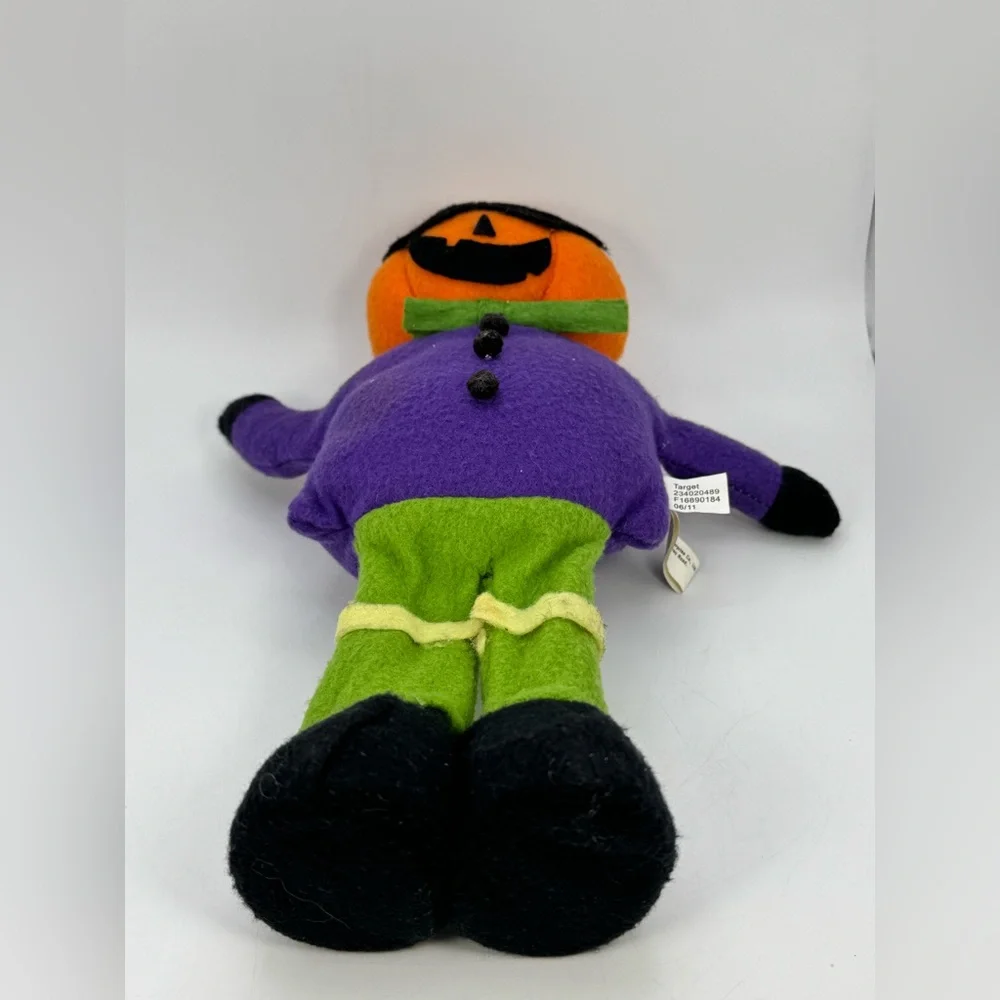 Target Halloween Standing Plush Figure JOL Pumpkin Man 2011 Retired Decor 12”